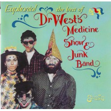 DR. WEST'S MEDICINE SHOW & JUNK BAND Euphoria! (The Best Of) (Sundazed Music – SC 11070) USA compilation CD (Jug Band, Ragtime, Folk Rock, Vaudeville, Psychedelic Rock, Novelty)